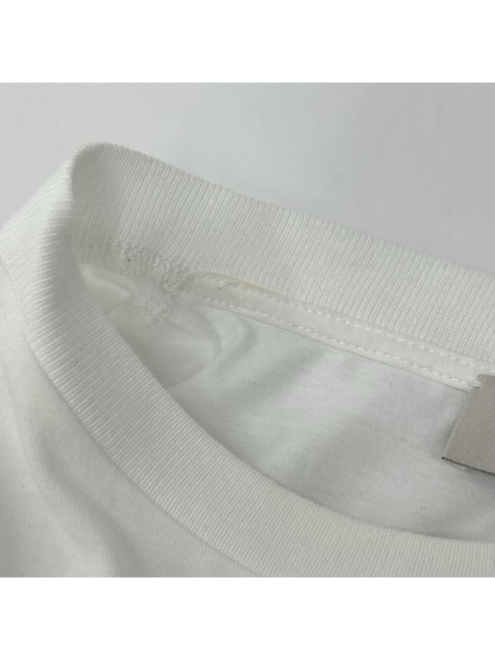 Miu Miu White Logo Embroidery Cotton Jersey T-Shirt - Picture 7 of 10